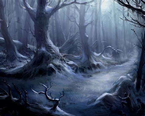 Spooky Forest Wallpaper - WallpaperSafari