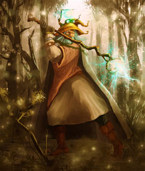 Forest Wizard by TeslaRock on DeviantArt