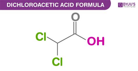 Dichloroacetic Acid Formula - Chemical Formula, Structure, Properties ...