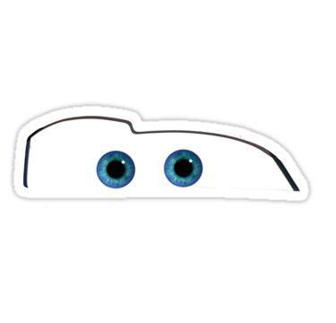 Lightning McQueen Eyes Sticker Cars Birthday Party Disney, Cars Party ...