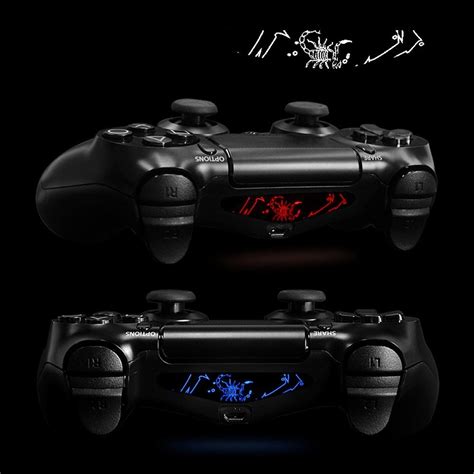 eXtremeRate 30 Pcs/Set Personized Controller Light Bar Decal for PS4 ...