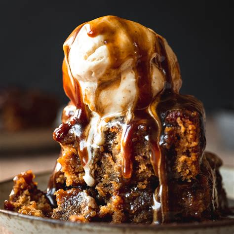 Vegan Sticky Toffee Pudding - Addicted to Dates