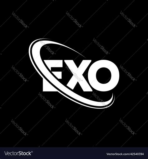 Exo logo letter design Royalty Free Vector Image