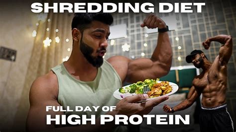 Full Day Of Shredding Diet - YouTube