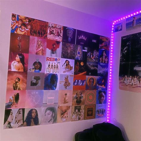 Album Cover Wall Collage/Decor | Wall collage decor, Wall collage ...