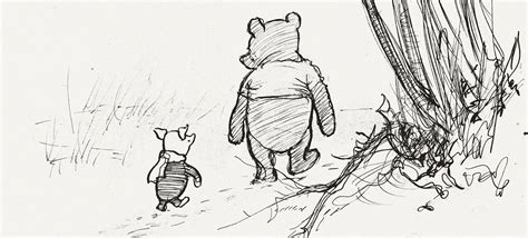 Exhibit Of Original Drawings For Winnie-The-Pooh Transports You To The Sweet, Sad Hundred Acre ...