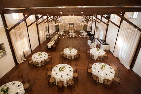 Pippin Hill Farm Granary Reception Setup