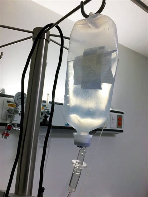 Hospital Serum Hanging Ready To Be Used Stock Photo - Image of ready ...