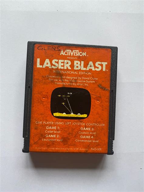 Laser Blast Atari Game