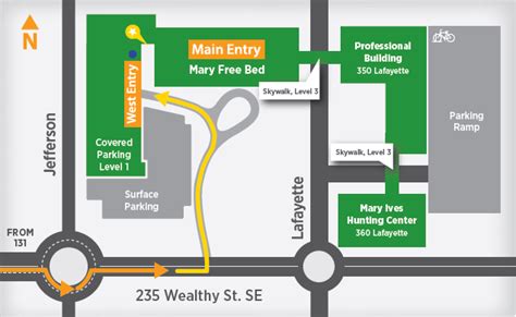 James Cook Hospital Disabled Parking Map