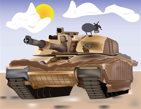 Tank Vector Illustration Vector Art & Graphics | freevector.com