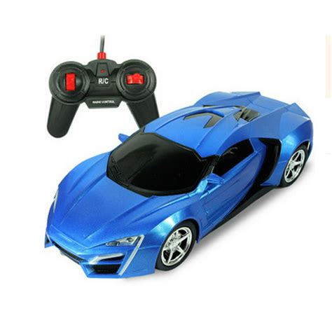 Cool Electric Remote Controlled Racing Sports Car Toy for Kids Boys Lycan blue 1:16 - Walmart ...