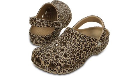 Crocs Classic Leopard Print Womens Clog | eBay