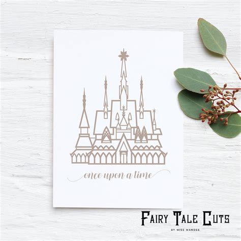 Arendelle Castle Frozen Inspired File Design Digital - Etsy