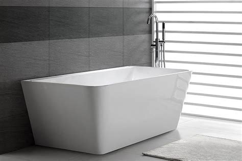 Decina Aria 1500/1700 Back-To-Wall Freestanding Bath