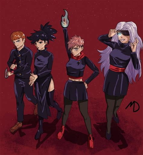 [OC] Jujutsu Squad Genderbend : JuJutsuKaisen