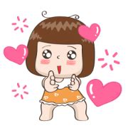 JingJung Animated 2 Stickers: LINE WhatsApp GIF PNG