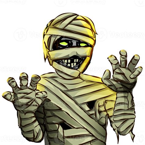 Cartoon Mummy, Illustration, Mummy for halloween, Egipt 19465100 PNG