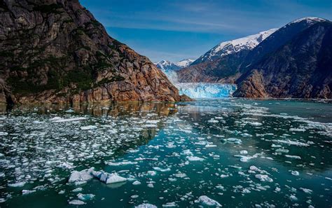 glacier, Bay, Alaska, Mountains, Glaciers, Ice