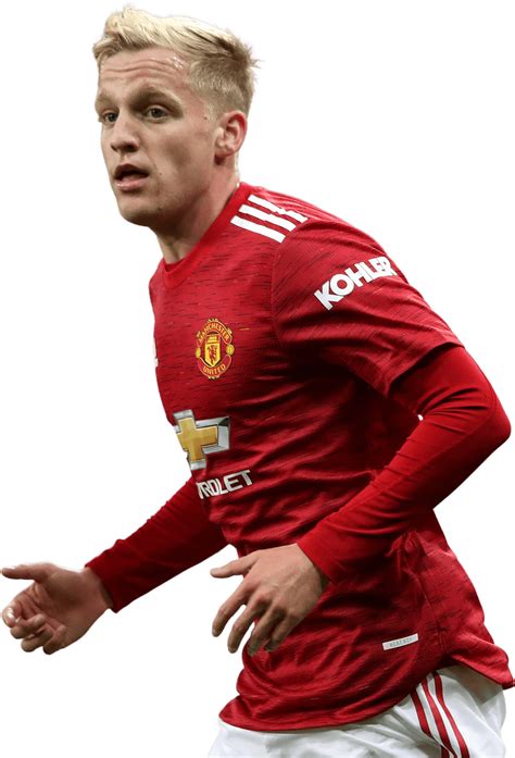 Donny van de Beek Manchester United football render - FootyRenders