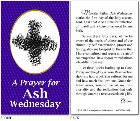 Ash Wednesday 2024 Prayer - Image to u