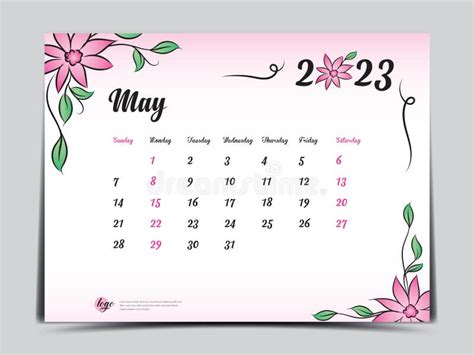 Calendar 2023 Template-February 2023 Year, Monthly Planner, Desk ...