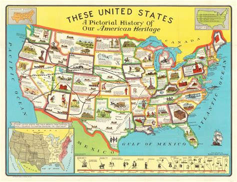 These United States A Pictorial History of Our American Heritage | Curtis Wright Maps