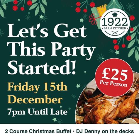 Christmas Party Night - Friday 15th Dec, Bentham Golf Course, Heysham, 15 December to 16 ...