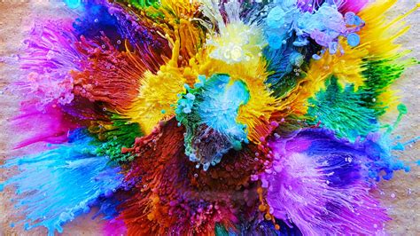 Colorful Paint Splash HD Abstract Wallpapers | HD Wallpapers | ID #62997