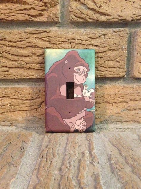 Items similar to Baby Tarzan and Kala Switch Plate, Tarzan Decor ...