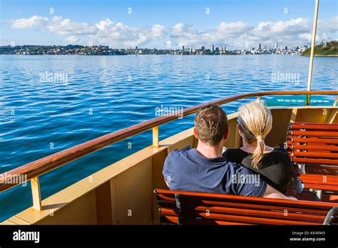 Manly to Sydney Ferry Ride on a Beautiful Sunny Day, Sydney, New South Wales (NSW), Australia ...