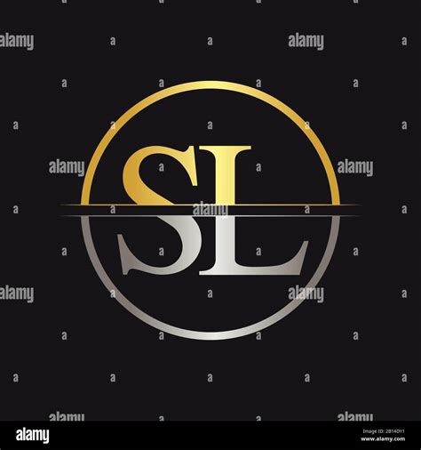 Initial Letter SL Logo Design Vector Template. SL Letter Logo Design Stock Vector Image & Art ...