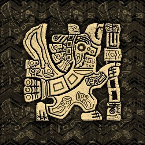 Aztec Eagle Warrior Art Print by BluedarkArt | Society6 | Aztec art ...