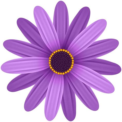 Purple Flower Transparent PNG Clip Art Image | Gallery Yopriceville ...