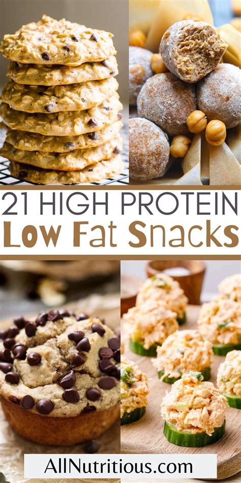 21 High Protein Low Fat Snacks That Will Keep You Full | Low fat snacks ...