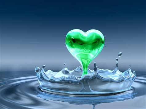 Water Heart - hearts Wallpaper (18479749) - Fanpop