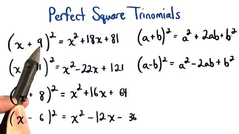 Perfect Square Trinomials Missing Numbers - Visualizing Algebra - YouTube