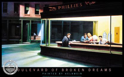 BOULEVARD OF BROKEN DREAMS - 56.2 x 90cm Giclee Print - Art Room