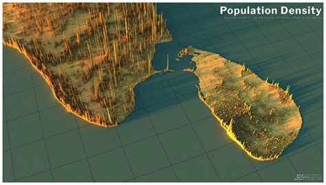 Population density in sri Lanka [map] : r/srilanka