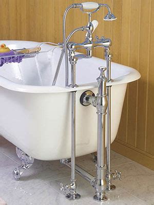 Rigid Supply Lines & Accessories for Clawfoot Bathtubs