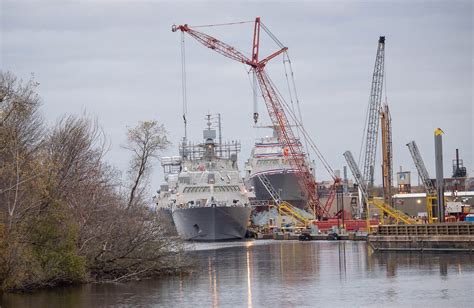 Future USS Marinette hits the water | WLUK