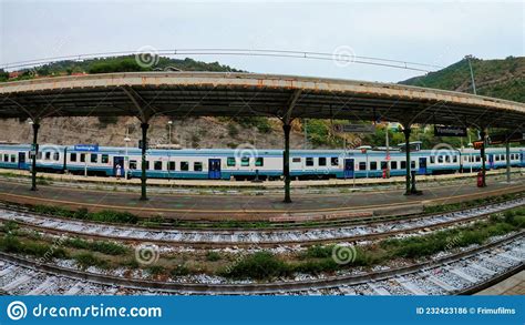 Railway Station in Ventimiglia, Italy Editorial Photo - Image of ...