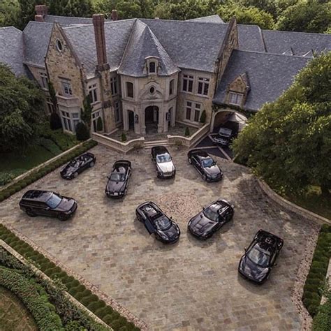 Motivate • Inspire • Educate on Instagram: “Millionaire Mansion stable All black daily car ...