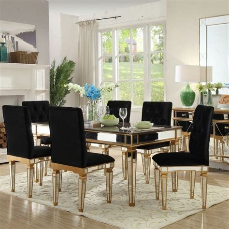Dining Table Set Gold - UC Furniture