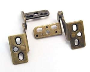 Amerock Knife Hinge Free Swinging 3/8" Inset Right Hand/Left Hand Burnished Brass - Cabinet And ...