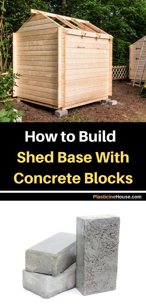 How to Build a Shed Base With Concrete Blocks [Complete Guide]