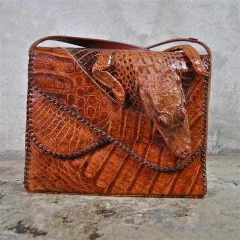 Vintage alligator skin bag. Must have! | Alligator skin, Bags, Alligator