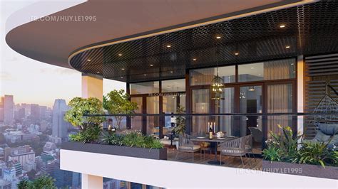 Luxury Apartment Balcony Design on Behance