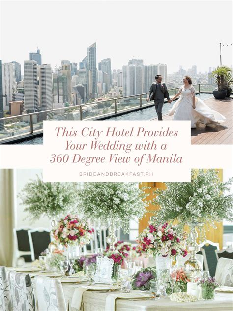 This City Hotel Provides Your Wedding with a 360 Degree View of Manila | Hotel wedding venues ...