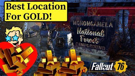 Fallout 76 Best Location For Gold - YouTube